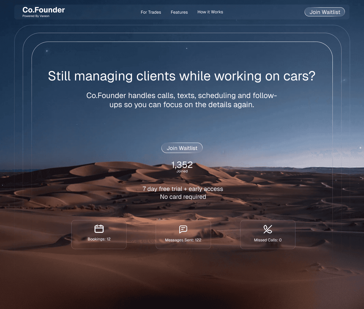 Co.Founder design detail